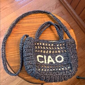 Ciao! Universal Thread Navy Crochet Shoulder Bag GUC!